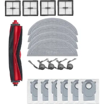 Kartáč pro robotický vysavač Mobilly sada kartáčů, filtrů, mopů a sáčků pro Roborock Q10 X5 X5+ PF PF+ P P+, 19 ks