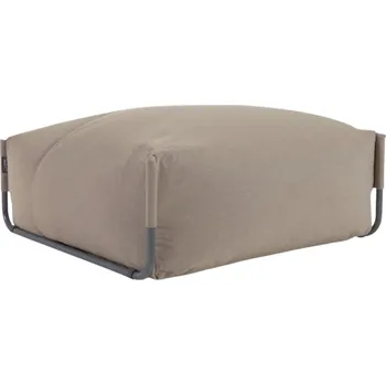 Zahradní pohovka Kave Home Šedozelený zahradní modul/podnožka Square 101 x 101 cm