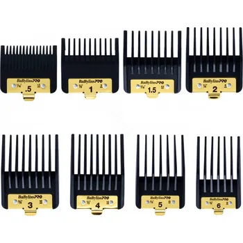 Příslušenství k holicímu strojku BaByliss PRO Premium Clippper Guards X 8 Sada prémiových hřebenových nástavců BaByliss PRO FXPCGE