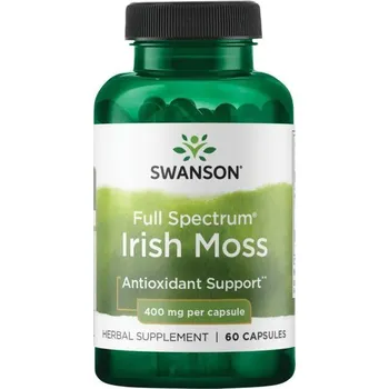 Zdraví Swanson Full Spectrum Irish Moss Doplněk stravy s antioxidanty 60 ks, kapsle, 400 mg