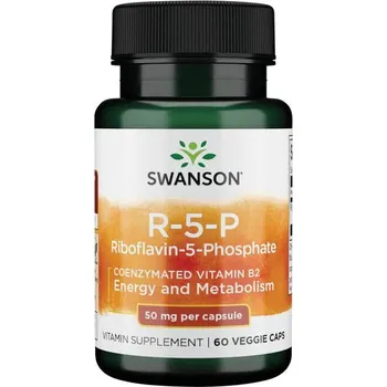 Zdraví Swanson R-5-P Riboflavin-5-Phosphate Doplněk stravy s R5P 60 ks, vegetariánská kapsle, 50 mg