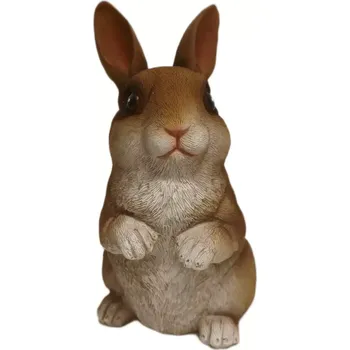 Zahradní dekorace Prodex A00070 Králík panáčkující 20 x 13 polyston