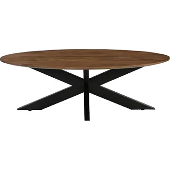 Konferenční stolek LABEL51 Konferenční stolek JAMES hnědá 130 cm