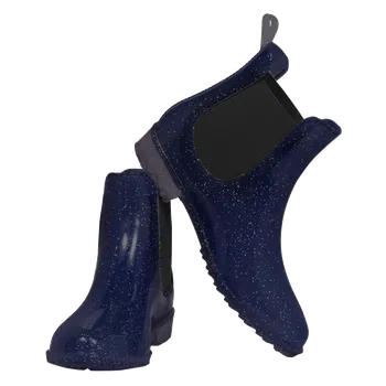 Jezdecká obuv ELT Gumové pérka - boty Sparkle Barva: Modrá, Velikost: 31