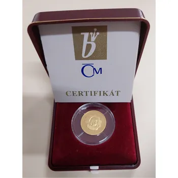 Česká mincovna Česká republika – zlatý dukát, narození dítěte 1996, proof 3,49 g