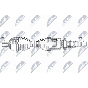Poloosa kola Hnací hřídel - poloosa NTY NPW-FR-181