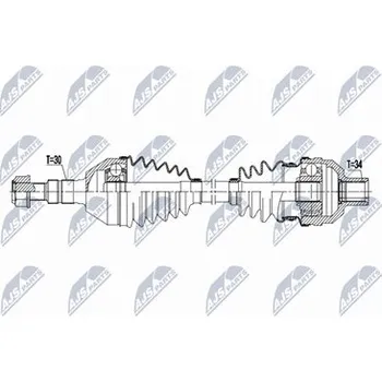 Poloosa kola Hnací hřídel - poloosa NTY NPW-PL-165