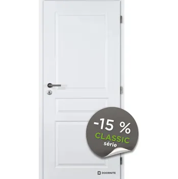Interiérové dveře DOORNITE Troja struktura 60 cm pravá bílá