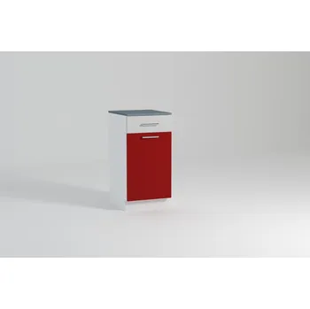 FALCO Kuchyňská skříňka Atractive D60 1D1SZ Dřevo: FAF - černý lesk