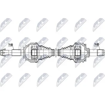 Poloosa kola Hnací hřídel - poloosa NTY NPW-TY-218