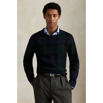 Pánský svetr Vlněný svetr Polo Ralph Lauren 710917043 zelená 79X, vel. XXL