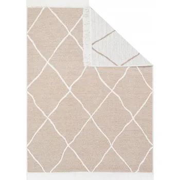 Koberec Koberec AZTECA 80x300 Oboustranný Bavlněný Moderní S Třásněmi Boho v1