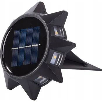 Venkovní osvětlení Solární lampa zapichovací Rozz černá 10 cm 1 ks