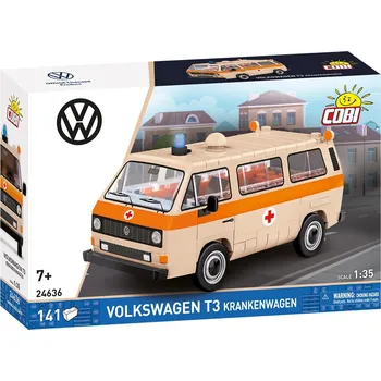 Stavebnice COBI Cobi 24636 Volkswagen T3 Sanitka, 1:35, 141 k - expresní doprava