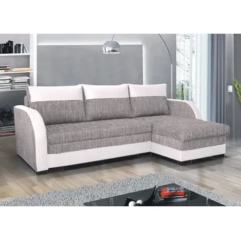 Sedací souprava FALCO Sedací souprava Ohio rozkládací bílošedá