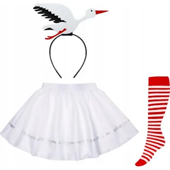 Karnevalový kostým Kostým čáp twojestroje_pl vel. 134-146