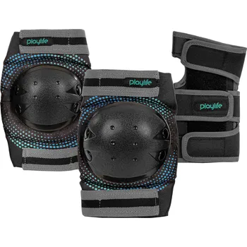 Florbalový chránič Powerslide Joker Blue Sky Kids Set Sada dětských chráničů XS