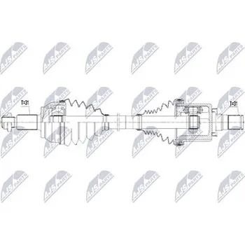 Hnací hřídel - poloosa NTY NPW-LR-015