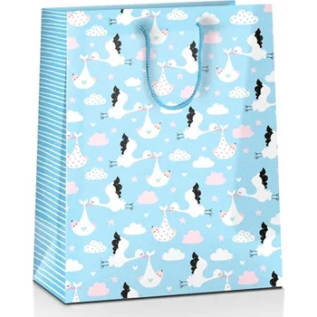 Dárková taška Dárková taška Narození Čápěte 23x18 cm