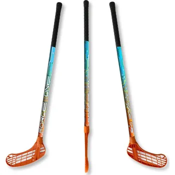 Florbalová hůl Eurostick Force One | PREMIUM Florbalová hokejka oranžová, Levá (levá ruka dole), 80cm (=90cm)