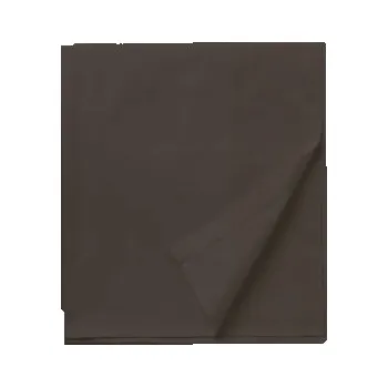 Prostěradlo PROSTĚRADLO BEZ GUMY BAVLNĚNÝ SATÉN 180X200CM HNĚDÉ