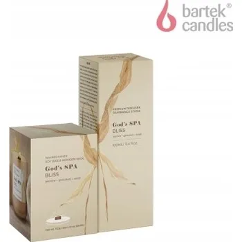 Svíčka Sada Difuzér Vonná svíčka God's SPA BLISS Bartek Candles