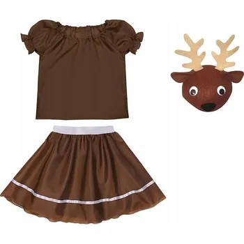 Karnevalový kostým KOSTÝM SOB KOSTÝM JELÍNEK KOSTÝM RUDOLFOVA BALENKA SUKNĚ 134-140