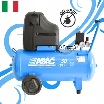 Kompresor Bezolejový kompresor 50 L ABAC Montecarlo O20P 230 L/min 8 bar 1,5 kW výkonný