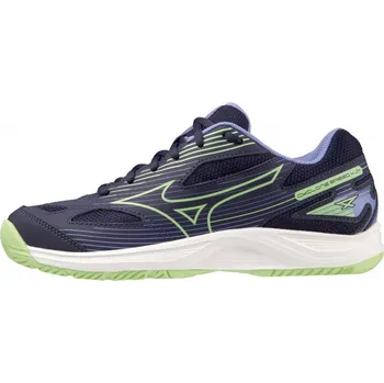 Pánská sálová obuv Mizuno CYCLONE SPEED 4 Jr. Sálová obuv EveBlu / TechnGreen / Iolite, UK 13 Jr., EU 31, US 1, 19 cm