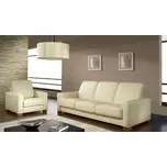 PYKA Kožená sedací souprava Vegas 3+2+1 rozkládací Dřevo: Pyka nohy, Hlavní látka: kůže S16