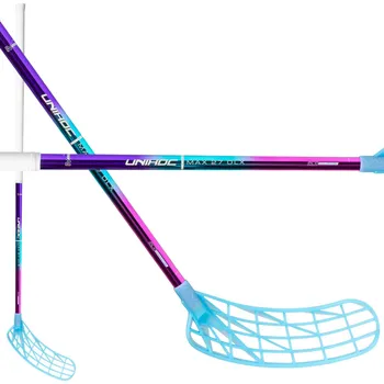 Florbal Unihoc Unilite MAX 27 DLX Oval Edition Florbalová hůl multicolor, Levá (levá ruka dole), 100cm (=110cm)