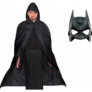 Karnevalový kostým KOSTÝM BATMAN PLÁŠTĚNKA S MASKOU BATMANA S 2el