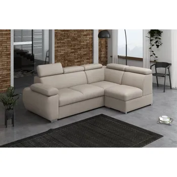 Sedací souprava FALCO Rohová rozkládací sedací souprava Brooklyn VII pravá béžová