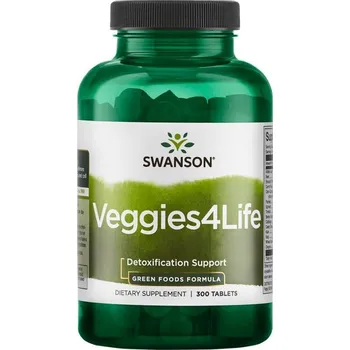 Swanson Veggies4Life Doplněk stravy s výtažky ze zeleniny 300 ks, tablety
