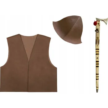 Karnevalový kostým KOSTÝM PASTUŠKA KOSTÝM PASTUŠKA JASEŁKA VESTA ČEPICE CIUPAGA 116-140