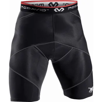 Pánské termoprádlo McDavid 8200 Cross Compression Shorts With Hip Spica Kompresní šortky S, černá