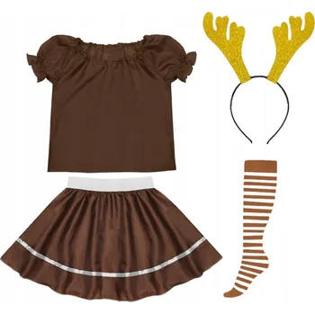 Karnevalový kostým SOB KOSTÝM JELÍNEK RUDOLF HNĚDÁ ČELENKA 134-140