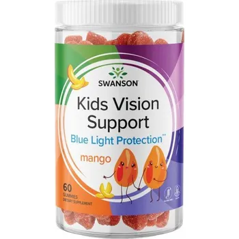 Swanson Kids Vision Support Doplněk stravy pro děti 60 ks, Mango, gummies
