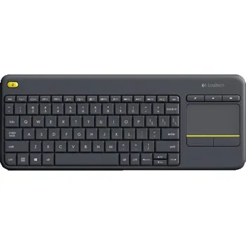 Klávesnice Logitech K400 plus/Bezdrátová USB/US layout/Černá 920-007145