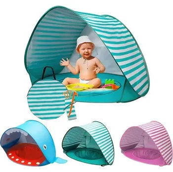 Stan VŠECHNY ZBOŽÍ - Dětský plážový stan, výsuvné stany s bazénkem pro děti, přenosný skládací stan Anti