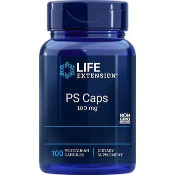 Life Extension PS Caps Doplněk stravy s fosfatidylserinem 100 ks, vegetariánská kapsle, 100 mg, EXP. 12/2024