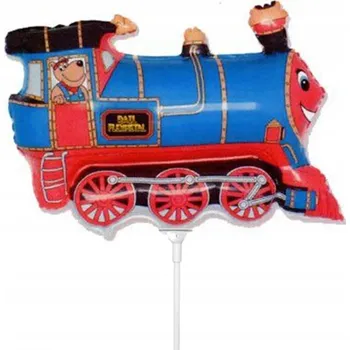 Balónek Foliový balónek VLAK Lokomotiva Vláček 35 cm
