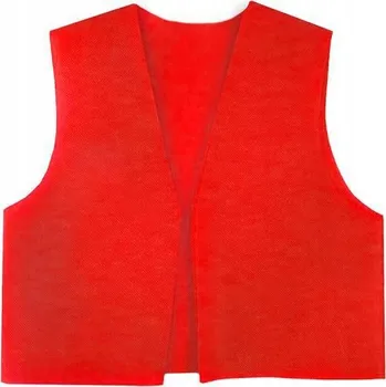 Dámská vesta ČERVENÉ KOSTÝM S VESTOU 98-110