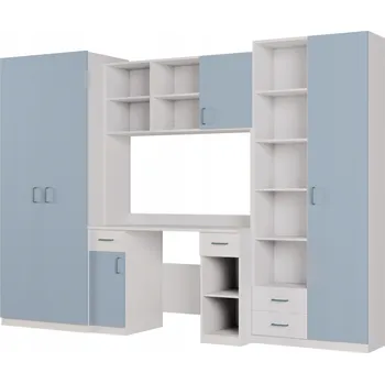 Obývací stěna Dětská Nábytková Stěna pro děti, zásuvkové Šuplík - Bravo