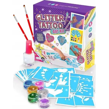 Tetování VELKÁ SADA NA VÝROBU TETOVÁNÍ ŠABLONY S GLITRY tetovací studio C44