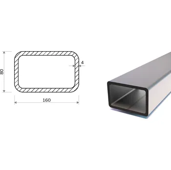 Stavební profil Jekl 160x80x4 (S355)
