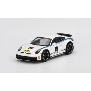 autíčko Porsche 911 Dakar Rallye 1:64 - MiniGT Porsche 911 - kovový model auta 1:64