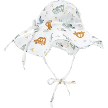 Čepice T-tomi T-TOMI BIO Mušelínový klobouček Traffic (1-2 roky)