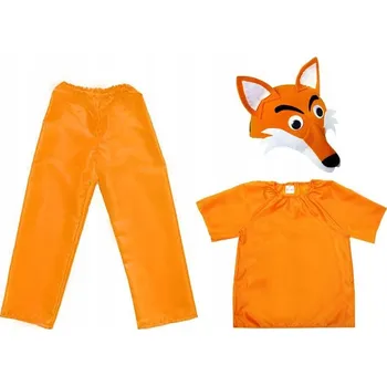 Karnevalový kostým Kostým liška liška kalhoty čepice 98-110 3 díly