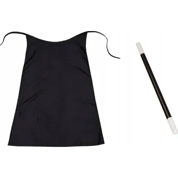 Karnevalový kostým KOSTÝM ČARODĚJ KOUZELNÍK PLÁŠTĚNKA HALLOWEEN 2el